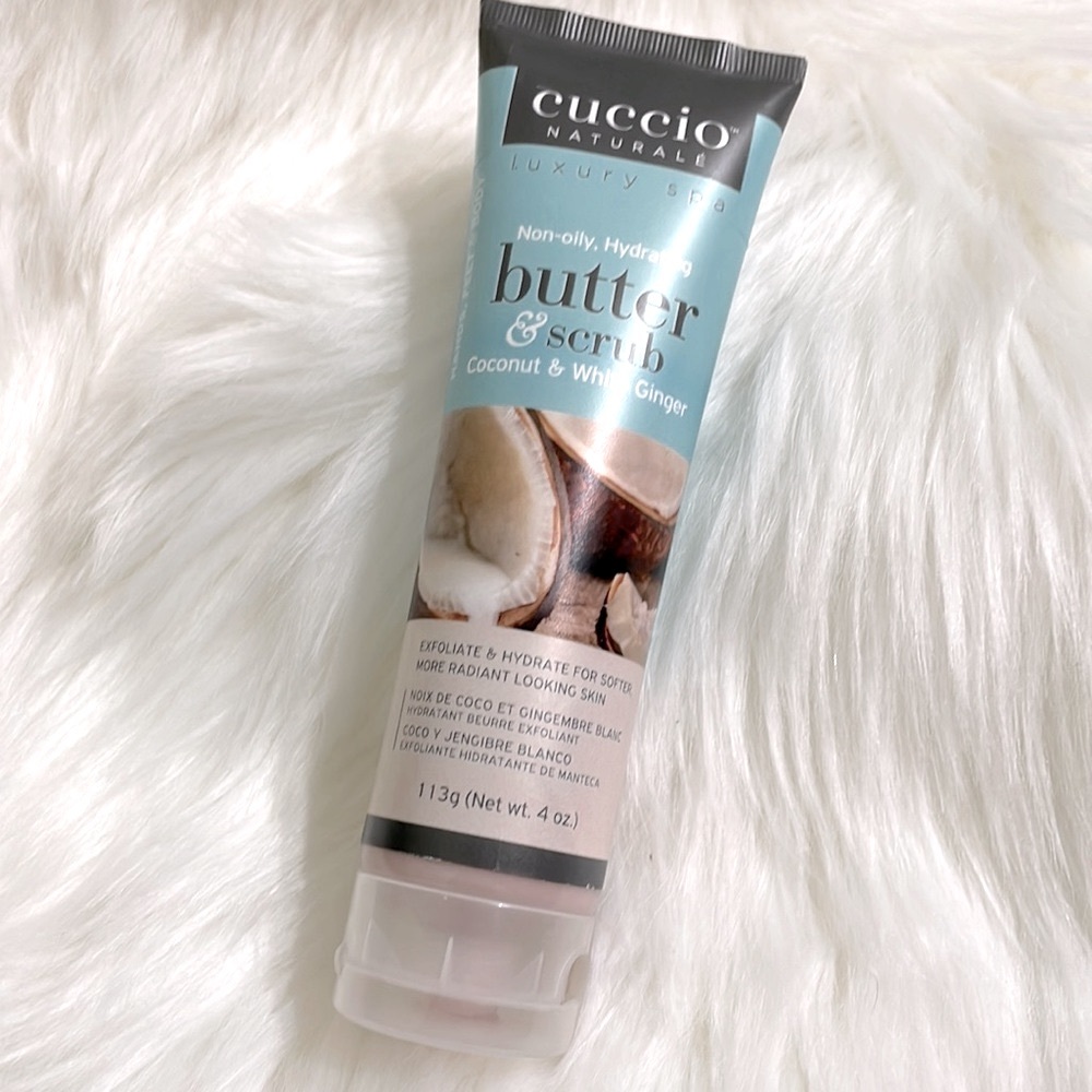 CUCCIO coconut & white ginger butter scrub